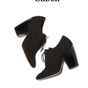 M. Gemi Black suede booties